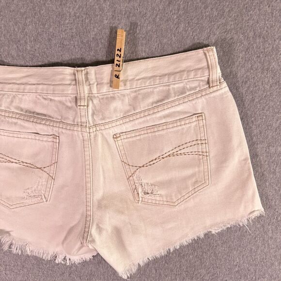 Old Navy Womens White Shorts Jeans Size 6 (29) Cut-Off Denim - Picture 2 of 10
